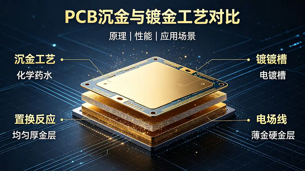 Pcb immersion gold and electroplating